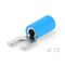 Te Connectivity Fork Terminal, #6, M3.5 Stud Size, 600 V, Vinyl Insulated, Blue 2-1377173-6 - alternate 1